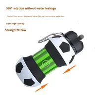 Bouteille d'eau de sport d'extérieur en silicone PP pliable créative étudiante portable résistante aux chutes anti-fuite tasse pour enfants