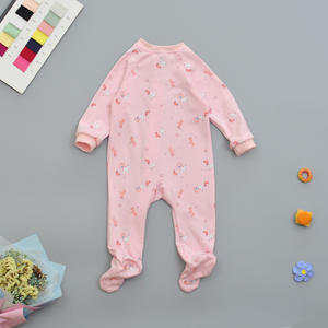 ชุดรอมเปอร์เด็กอ่อนแบบมีซิป ผลิตจากใยไผ่ ปี 2025 สำหรับเด็กแรกเกิด ชุดนอนบอดี้สูทสำหรับฤดูหนาว พร้อมบริการดรอปชิปปิ้ง - Product Image 5