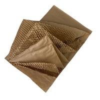 Machine de production de pochettes d'expédition rembourrées en papier alvéolé et gaufré sans plastique pour une production de pochettes d'expédition durables