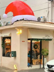 Advertising <strong>Inflatables</strong> <strong>Christmas</strong>-Themed <strong>Inflatable</strong> <strong>Christmas</strong> Hat With Led Lights For Holiday Promotions - Product Image 4