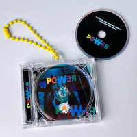 Couverture de musique en gros Diy Cd Cassette porte-clés porte-clés mignon acrylique blanc Dvd Album Nfc boîte personnalisée étui Mini porte-clés en plastique