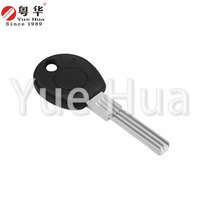 Clé à graver 305 Step Yang à double atom, à double rainure étroite, compatible avec la colle, à double rainure Step Yang, à rainure large, à clé vierge, à clé vierge à rainure moyenne convexe
