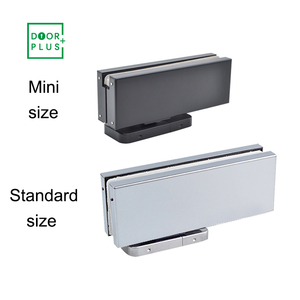 Doorplus hiện đại Matt Đen thủy lực vá kẹp không-đào tầng mùa xuân cho treo Glass bảng điều chỉnh cho phòng tắm sử dụng cửa gần hơn - Product Image 5