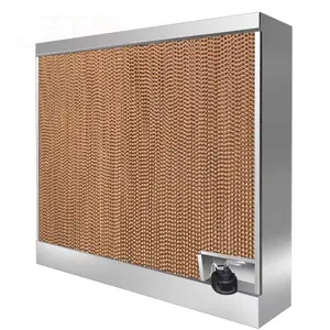 Rideau mural humide pour atelier, Ventilation, équipement de refroidissement pour serre, coussin de refroidissement par évaporation en alliage d'aluminium, vente en gros