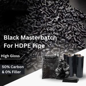 SY ventes directes d'usine N2 noir Masterbatch moulage Grade 43% teneur en noir de carbone pour Films de paillis 25 kg/sac - Product Image 3