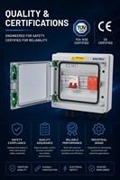 EPEPRO Venta al por mayor Solar Related Product Solar Fotovoltaica Pv Dc Combiner Box Impermeable 3 In 3 Out Dc Solar Pv Combiner Box
