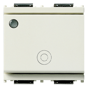 Button 1P NO 10A 2M White Wall <b>Switch</b> 5.1x4.3x5.3cm - Product Image 1