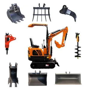 Mini Excavator Digging Machine, New Excavator, Power Engine, 0,8 Ton, 1 Ton, 2 Ton, 3 Ton, Sale