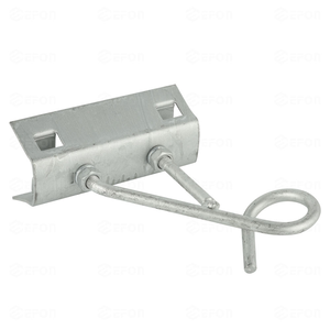 EFON Factory Direct Argent Galvanisé Câble à Fiber Optique Crochet Métallique FTTH Anchor Clamp Fix Haute Qualité Prix Bas Fournisseur Chinois - Product Image 2