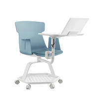 Pliable 360 Pivotant Tablette D'écriture Stocké Base École Salle De Classe Meubles Université Étudiant Formation Chaise