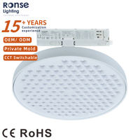 RONSE Projecteur sur rail commercial en aluminium moderne, forme nid d'abeille, LED, 3000K 4000K 5000K 6000K CRI 90