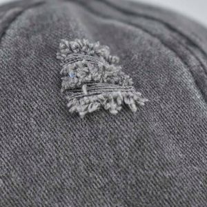 Wholesale Cotton Soft Dad Hat Custom Embroidery Logo Washed Vintage Ponytail Baseball Cap Hats - Product Image 4
