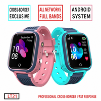 Montre connectée 4G pour enfants, toutes bandes, Android, avec carte SIM, pour garçons, filles, étudiants, enfants, WIFI, SIM, BLE