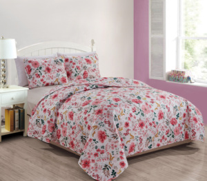 Aoyatex — ensemble de couette sonique en microfibre polyester, style à la mode, broche imprimée - Product Image 1