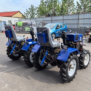   Mini tracteur agricole 25HP 4WD bleu à transmission par engrenages pour usage agricole - Product Image 5