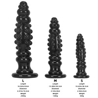 Extragroßer, dicker, langer, weicher, elastischer Analplug, Hintern-Dilatator, Anus-Stimulator, Masturbator, Sexspielzeug für offenes Po-Vergnügen