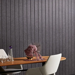 <span class=keywords><strong>Dalle</strong></span> <span class=keywords><strong>acoustique</strong></span> moderne en polyester coloré avec NRC 0.9, ignifuge, certifiée CE, pour la réduction du bruit de bureau et la décoration <span class=keywords><strong>murale</strong></span> - Product Image 4
