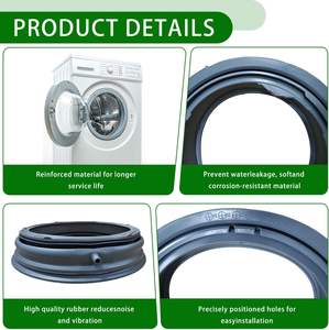 Anillo de Sellado de Goma para Puerta de Lavadora de Tambor 4986EN1003A, Compatible con MDS61952201/MDS55242601/MDS63916501 - Product Image 4