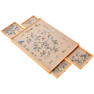 WOODNB Wooden Puzzle Table with 6 Drawers for 1500pieces