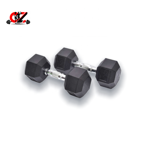 Wholesale Hex <b>Dumbbells</b> Bulk Supply OEM/ODM Custom Logo Rubber Coated Fixed Weight Steel Anti-Slip <b>Dumbbell</b> for Bodybuilding - Product Image 3