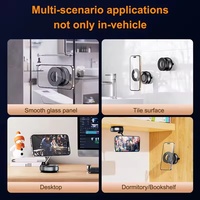 Support de téléphone magnétique pliable et robuste 360° °   Support de téléphone portable rotatif pour voiture, fixation par ventouse pour pare-brise et tableau de bord
