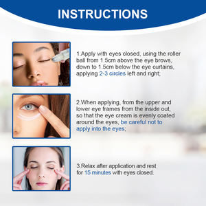 다크서클 및 가방 완화를 위한 아이세럼 롤러 허벌 비주얼 향상 아이컨투어 보습 - Product Image 4