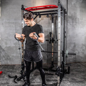 Rack de musculation multifonctionnel Smith Machine, <span class=keywords><strong>banc</strong></span> de musculation, rack de presse à <span class=keywords><strong>banc</strong></span>, petit rack <span class=keywords><strong>Flybird</strong></span>, <span class=keywords><strong>banc</strong></span> de musculation en métal - Product Image 1