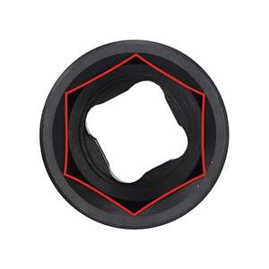 KS TOOLS - 515.0897 1/2'' Special aluminium rims 2 in 1 <b>impact</b> <b>socket</b> for Ford <b>IMPACT</b> <b>SOCKETS</b> AND ACCESSORIES - Product Image 2