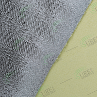 Vêtement de lutte contre les incendies pour voiture, ignifuge, en Para-aramide, enduit de feuille d'aluminium, résistant à l'abrasion, isolant thermique, 370 g/m², poids lourd