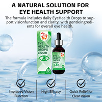 Gouttes liquides pour la santé oculaire des adultes OEM ODM, protection naturelle contre la lumière bleue, défense antioxydante, soutien maculaire, apport nutritionnel