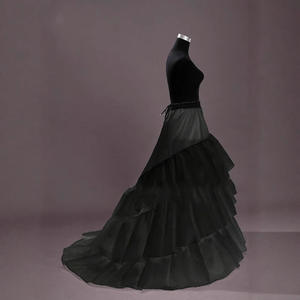 Nouveau Style Modal Train <span class=keywords><strong>Jupon</strong></span> <span class=keywords><strong>avec</strong></span> Volants Jupe Réglable pour Robe De Mariée Banquet De Mariée Performance Blanc Fabriqué en Chine - Product Image 2