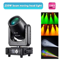 230w sharpy 7r faisceau lumière principale mobile haute luminosité 7R Sharpy RGB Led bande Mini faisceau 230 éclairage de scène Disco DJ Party Club lampe
