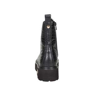 Stivaletti da donna Cult con stampa coccodrillo nera e suola platform - Product Image 4