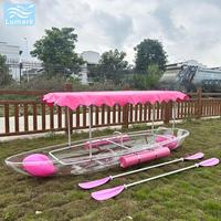 Sac flottant latéral transparent pour siège de kayak avec auvent et kit de réparation pour le tourisme en station, vente en gros depuis la Chine Lumark Rotomolded