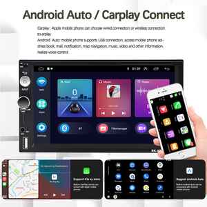 (EU cổ phiếu) podofo 2 + 64GB <span class=keywords><strong>Android</strong></span> xe Đài phát thanh stereo 2 Din 7 "Carplay <span class=keywords><strong>Android</strong></span> tự động GPS Wifi Hi-Fi âm thanh FM RDS USB phổ OEM - Product Image 3