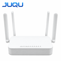JUQU F900V XPON GPON ONU 4GE+2USB Dual Band 2.4G+5.8G WiFi ONT Modem Didukung OMCI untuk FTTH Telecom