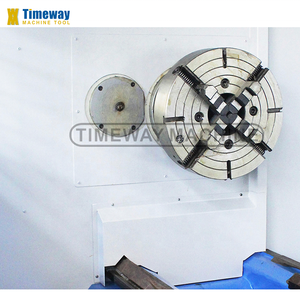 Tour à métaux horizontal automatique de bureau à banc plat pour usinage intensif, fabriqué en Chine - Product Image 2