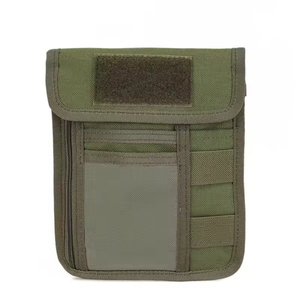 Durable Nylon Tactical <b>Document</b> Pouch Multipurpose ID Card <b>Holder</b> with Adjustable Neck Strap for Outdoor & <b>Travel</b> Use - Product Image 6