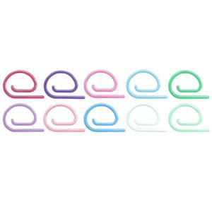 Marqueurs de mailles métalliques en forme hélicoïdale, marqueurs de crochet multicolores, marqueurs de crochet verrouillables pour le tricot et le crochet - Product Image 2