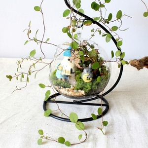 Di alta qualità moderno trasparente globo appeso vaso di vetro terrario alla rinfusa aria interna pianta fiore terrario <span class=keywords><strong>per</strong></span> la casa arredamento ecologico - Product Image 5