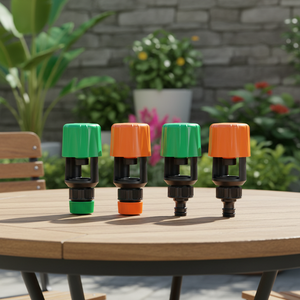 Adaptateur universel pour <span class=keywords><strong>tuyau</strong></span> d'<span class=keywords><strong>arrosage</strong></span> en plastique pour la <span class=keywords><strong>cuisine</strong></span> et le jardin, pour usage agricole, orange - Product Image 5