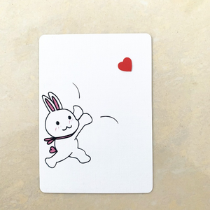 Bunny tim thẻ giấy Ngày Valentine cận cảnh ảo thuật đạo cụ tinh thần đạo cụ dễ làm - Product Image 4