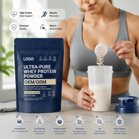 Poudre de Protéine de Lactosérum à Absorption Rapide pour Adultes, Formule Personnalisée Marque Privée, Usine ISO HACCP, Vente en Gros, Protéine Lactée Pure, Probiotique