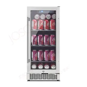 Josoo 도매 36 병 15 "소형 와인 셀러 냉동 장비 와인 미니 냉장고 220V 지하실 와인 및 음료 쿨러