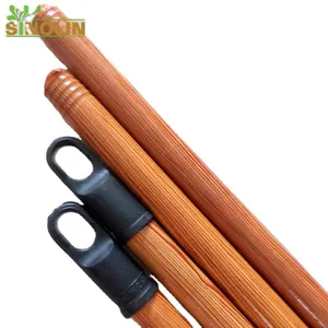 machine making plastic PVC coated for wooden stick and wood mop pole with aluminum telescopic metal straw squeegee broom handle