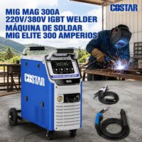 Máquina de Soldadura MIG de 300 Amperios, Fabricada en China, con Doble Voltaje MIG 300 de 220v y 380v para Mantenimiento, Equipo de Soldadura MIG 300