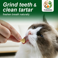 Tablettes de lait de chèvre triangulaires pour chiens et chats, friandises naturelles, probiotiques, calcium, vitamines, santé digestive, collations pour animaux de compagnie OEM