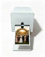 Imprimante photo instantanée portable étanche DNP RX1HS P525L en métal blanc et noir avec support pour photomaton de fête - Prix de gros