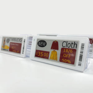 Système d'étiquettes de prix numériques pour supermarchés Teejoin-Tech Factory 2,9 pouces, écran E-ink Epaper ESL, étiquette de prix pour magasin, étiquette de rayon électronique - Product Image 1