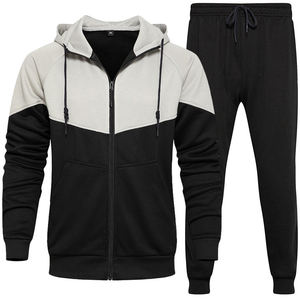 Survêtement d'hiver pour homme sur mesure, respirant, 100% coton, décontracté, à capuche avec cordon de serrage, en vente en ligne - Product Image 2